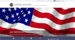 Desktop Screenshot of jonhethertonagency.com